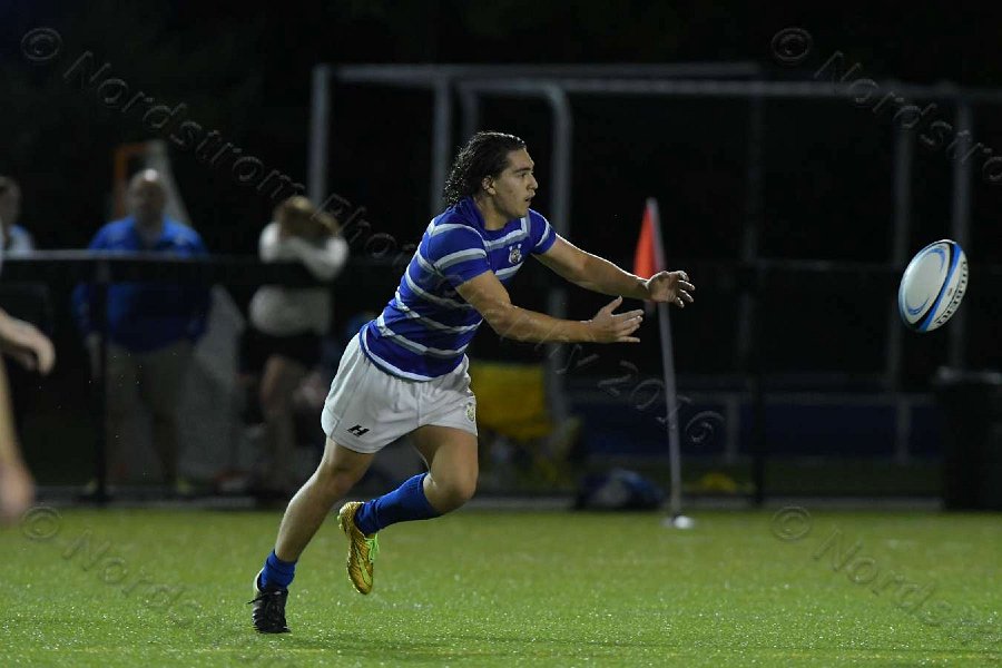Wheaton Men\'s Rugby vs Mass Maritime.  Photo by Keith Nordstrom